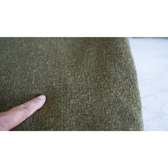 LL Bean Men Lambswool Sherpa Lined Sweater Jacket M Preppy Outdoor Grandpa Gorp - Picture 15 of 15